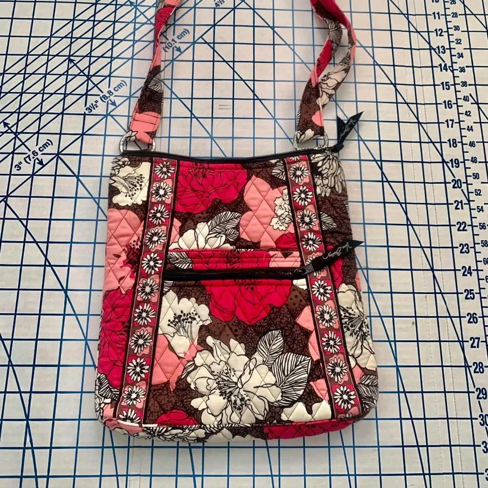 Vera Bradley Hipster Crossbody Bag in Retired MOCHA ROUGE
